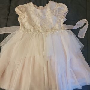 Elegant Cream Kids Dress